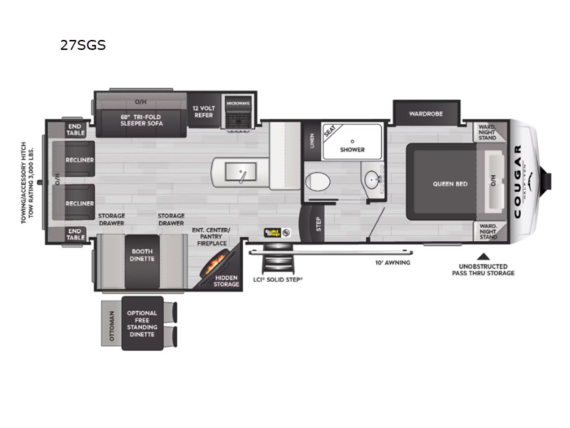 2025 Keystone Rv Cougar Half-Ton 27SGS in selma TX