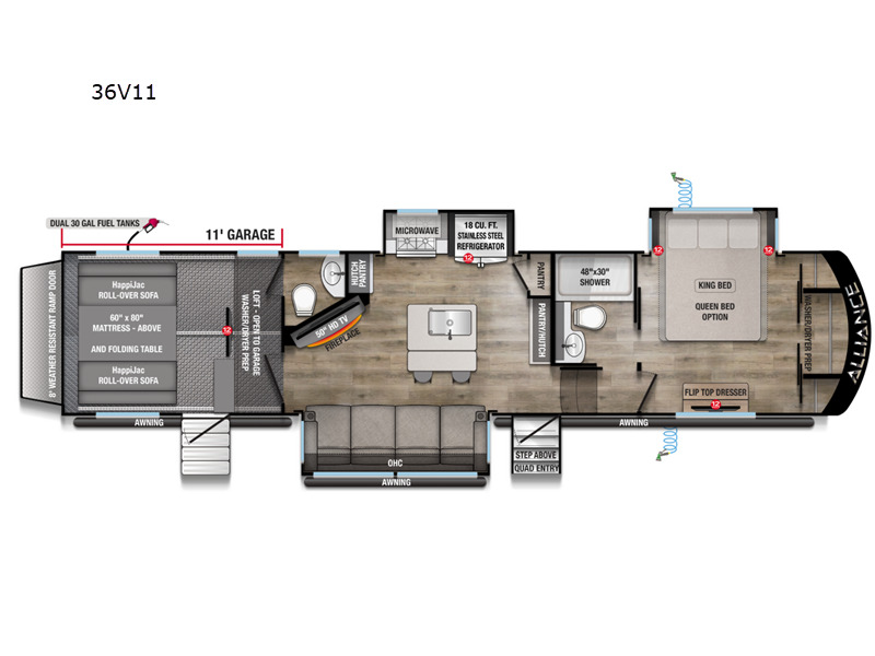 2026 Alliance Rv Valor 36V11 in galion OH