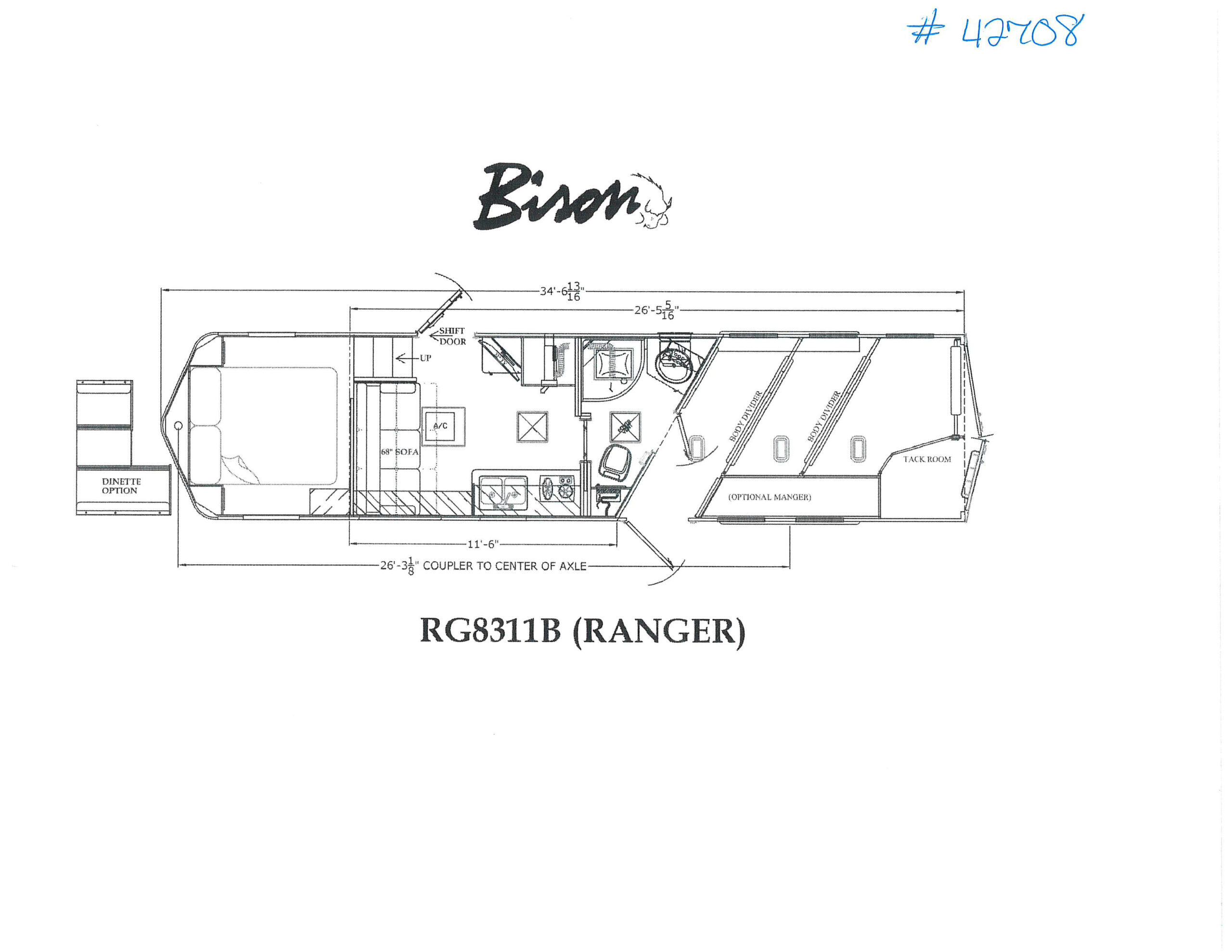 2025 BISON TRAILERS RG8311B in North Jackson, OH