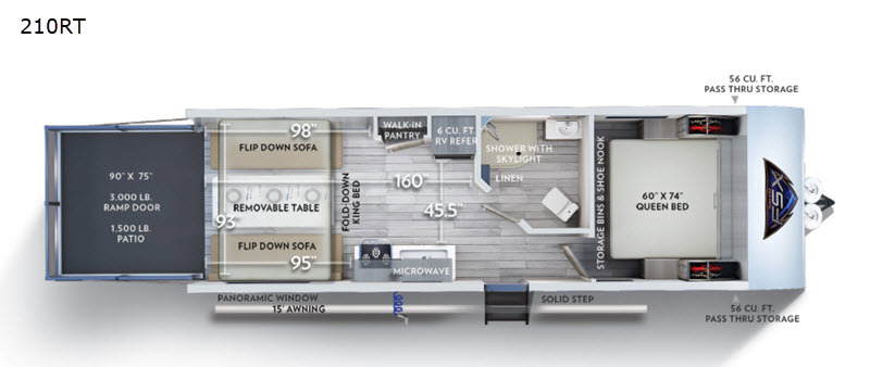 2019 Forest River Rv Salem FSX 210RT in cleburne TX