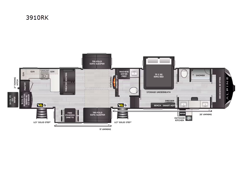 2025 Keystone Rv Alpine 3910RK in payson UT