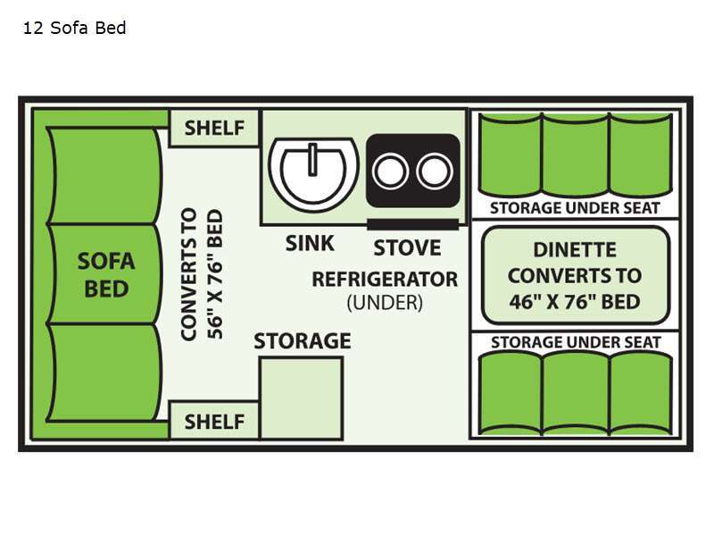 2025 Aliner Ranger 12 Sofa Bed in irwin PA