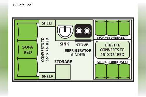 2025 Aliner Ranger 12 Sofa Bed in irwin PA