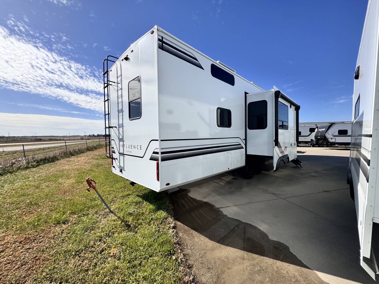 A photo of this 2026 Grand Design Influence 3804DS
