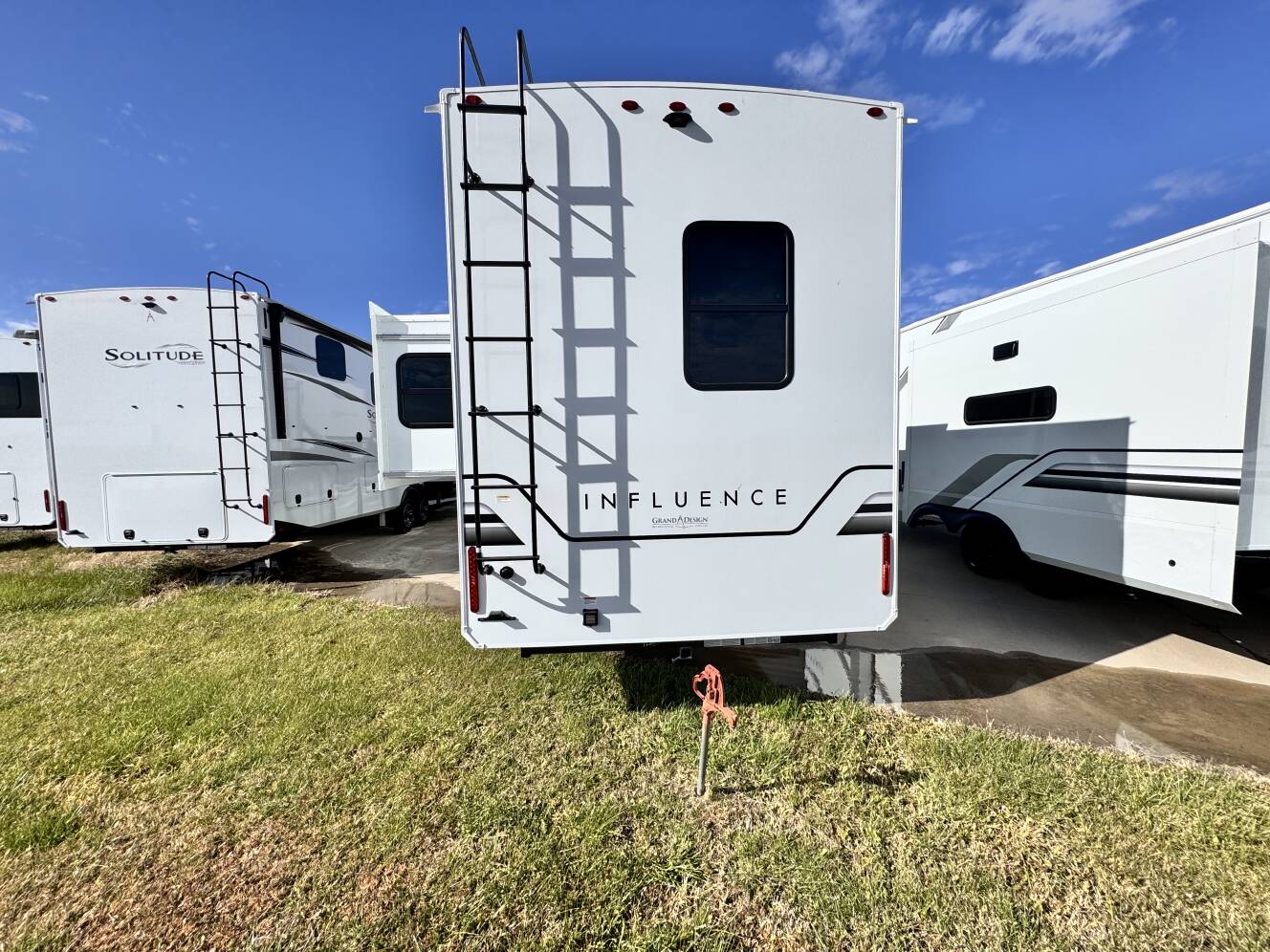 A photo of this 2026 Grand Design Influence 3804DS