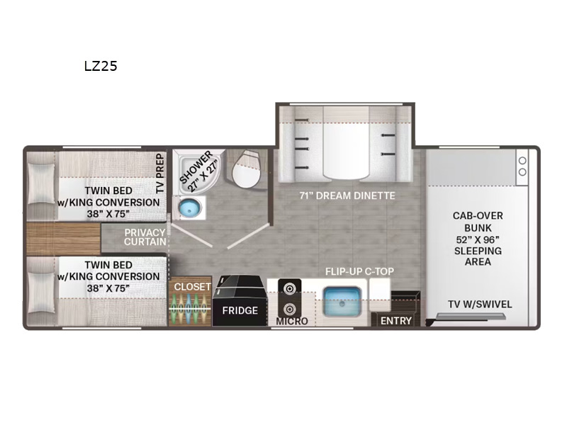 2026 Thor Motor Coach Quantum ESpec Essential LZ25 in acworth GA