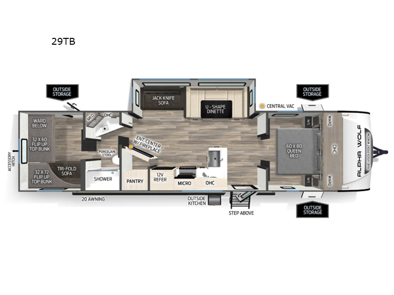 2026 Forest River Rv Cherokee Alpha Wolf 29TB in franklinville NC