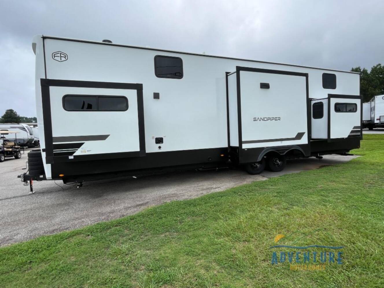 A photo of this 2026 Forest River Rv Sandpiper Destination Trailers 41DUPLEX
