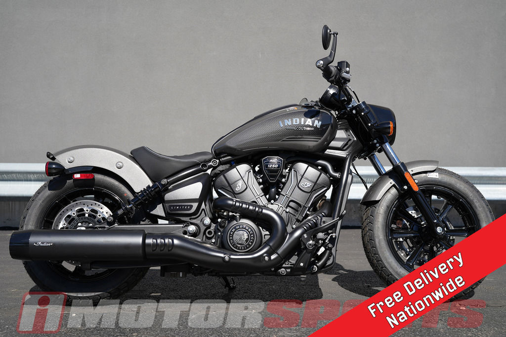 2026 Indian Motorcycle Scout Bobber Limited +Tech Heavy Metal Smoke BASE in Elmhurst, IL