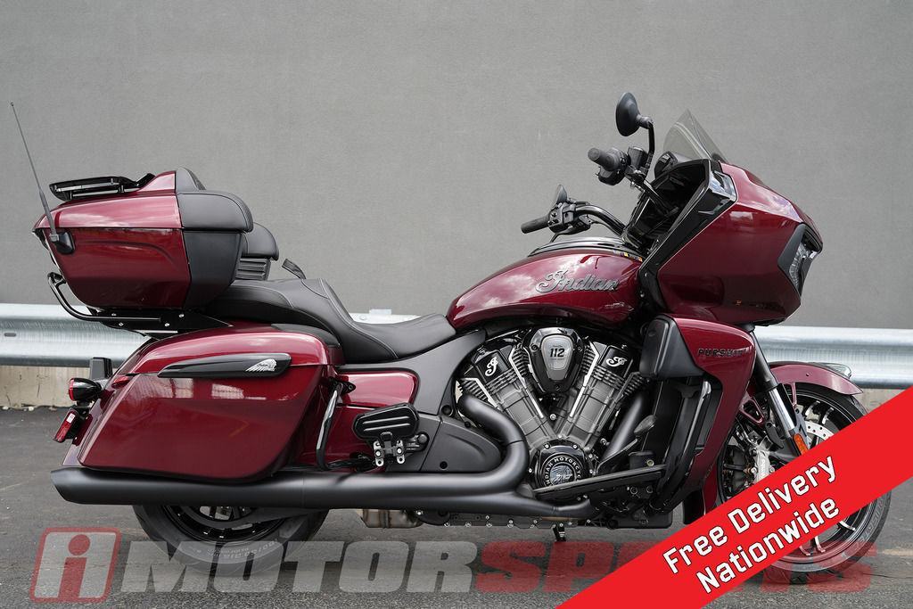 2026 Indian Motorcycle Pursuit Dark Horse 112 w/ PowerBand Audio Maroon Metall DARK HORSE in Elmhurst, IL