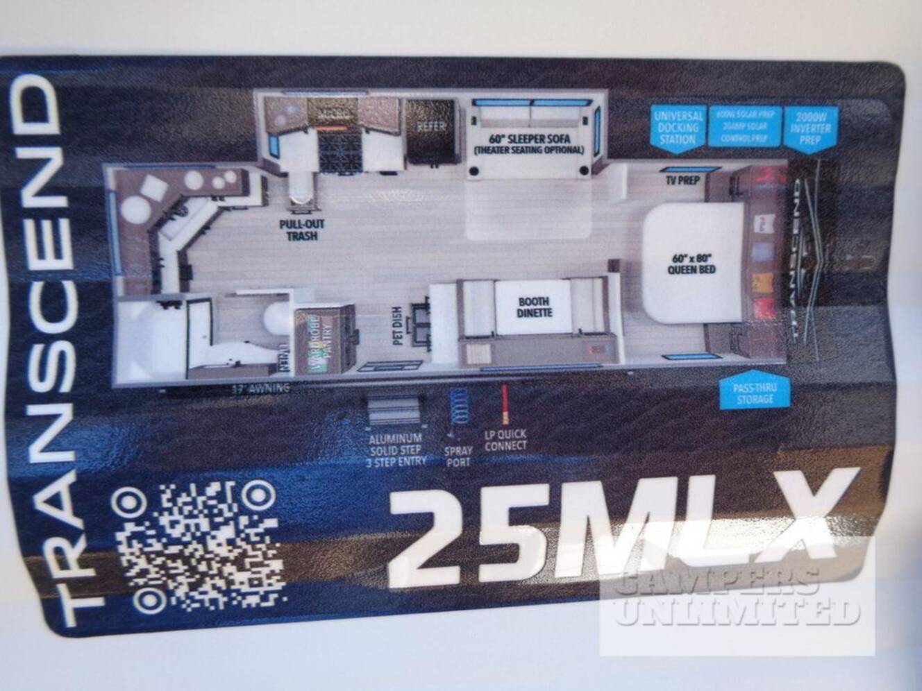 A photo of this 2026 Grand Design Transcend Xplor 25MLX