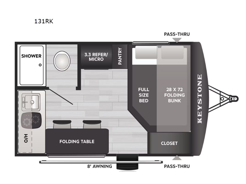 2026 Keystone Rv Hideout Mini 131RK in conway AR