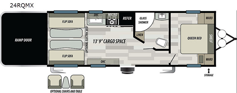 2020 Forest River Rv Shockwave 24RQMX T24RQMX in west tawakoni TX