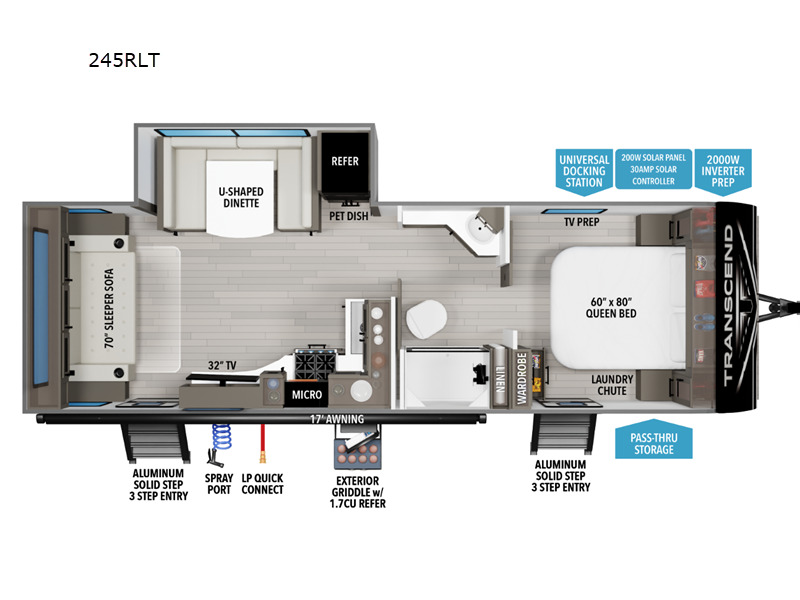 2026 Grand Design Transcend 245RLT in ripon CA
