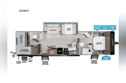 2026 Grand Design Transcend 305BHT in sacramento CA