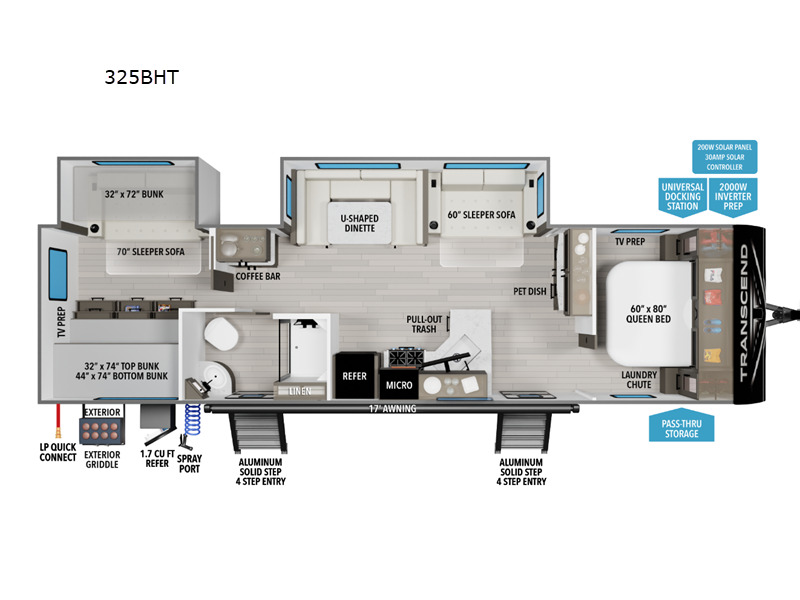 2026 Grand Design Transcend 325BHT in sacramento CA