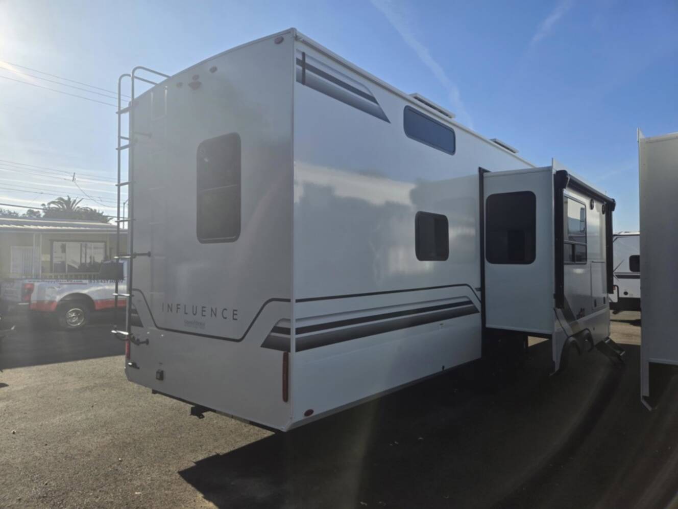 A photo of this 2026 Grand Design Influence 3804DS