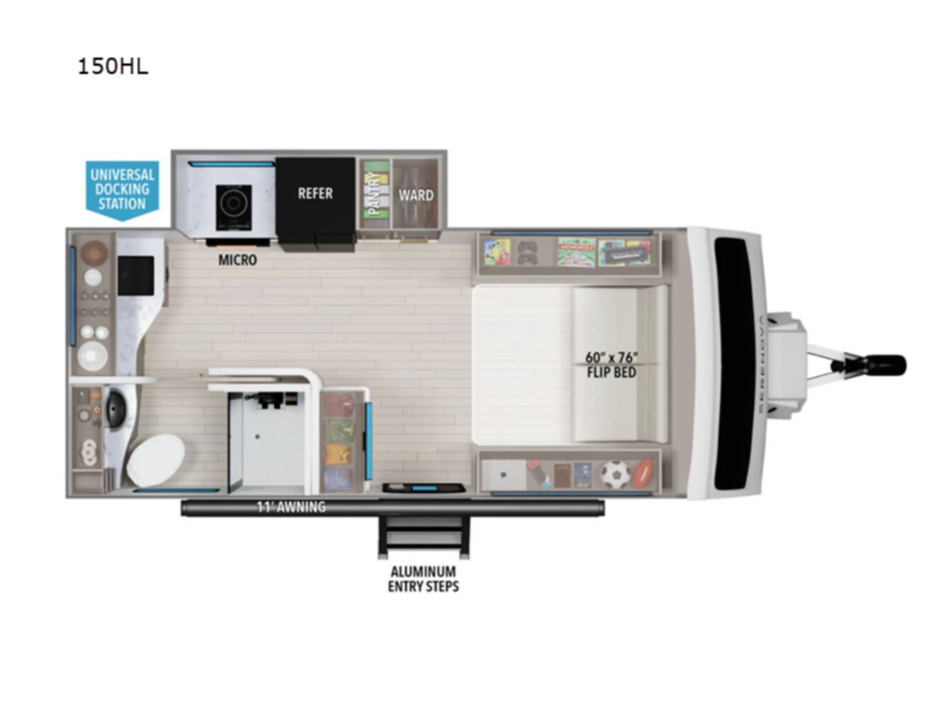 A photo of this 2026 Grand Design Serenova 150HL