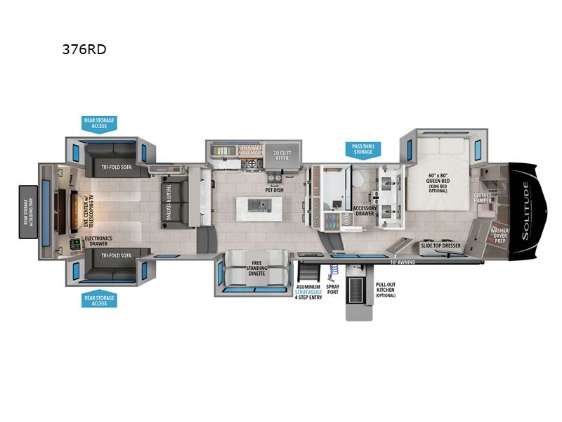 2026 Grand Design Solitude 376RD / 376RD-R in ripon CA