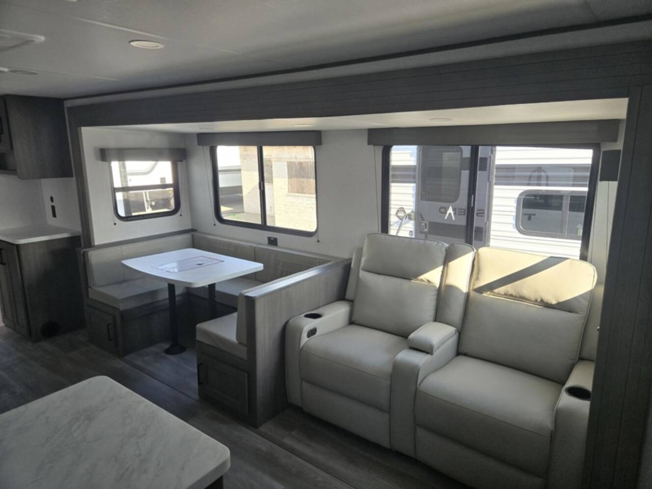 A photo of this 2026 Grand Design Transcend 325BHT