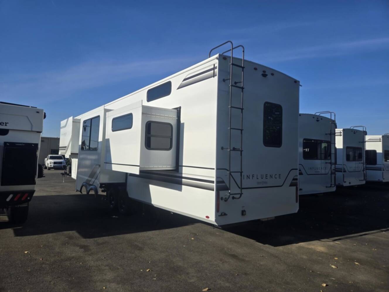 A photo of this 2026 Grand Design Influence 3804DS