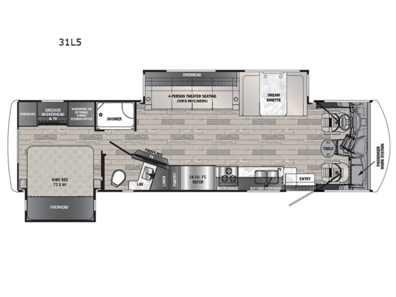 A photo of this 2026 Forest River Rv Georgetown 5 Series 31L5