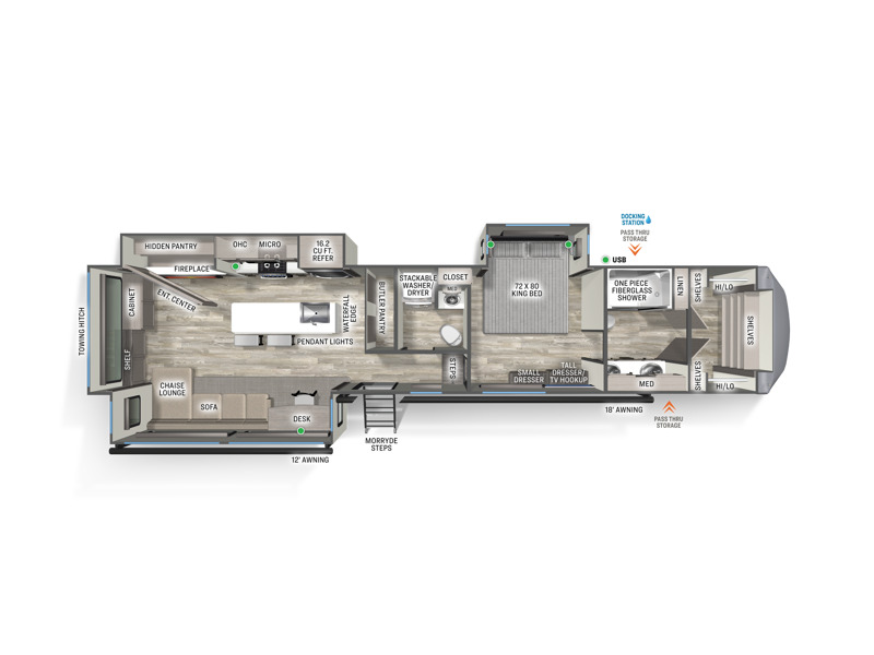 2026 Forest River Rv Sandpiper 3900HBLR in bunker hill IN
