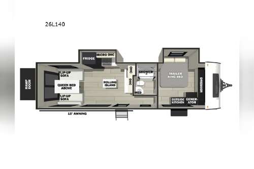 2026 Forest River Rv Vengeance Rogue Armored 26L140 in bunker hill IN