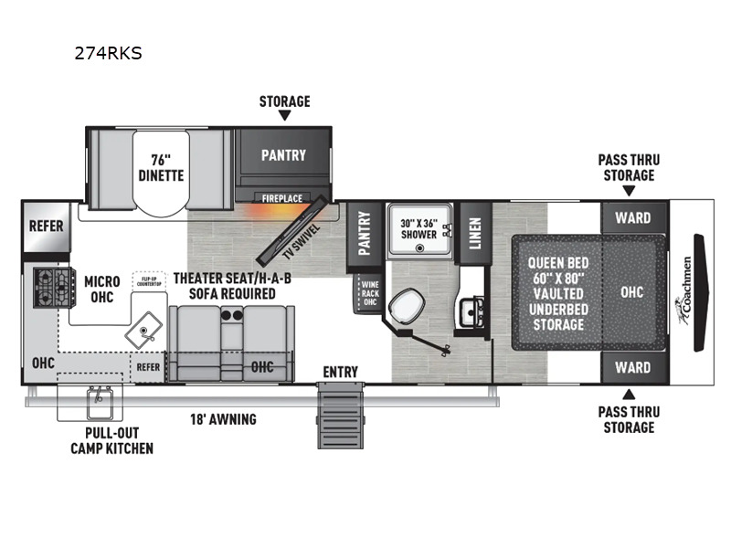 2026 Coachmen Rv Freedom Express Ultra Lite 274RKS in bunker hill IN