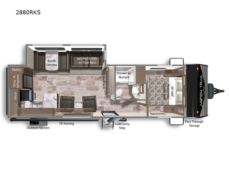 2024 Dutchmen Rv Aspen Trail 2880RKS in adamsburg PA