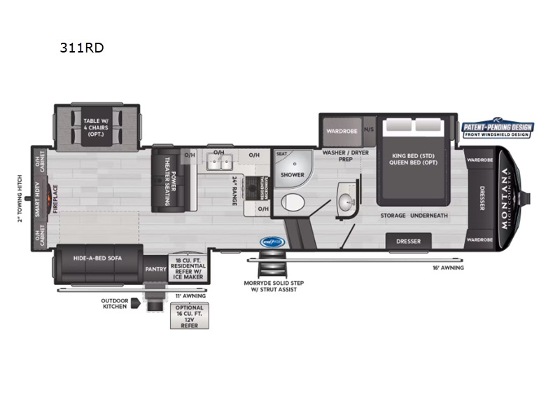 2024 Keystone Rv Montana High Country 311RD in middlebury IN