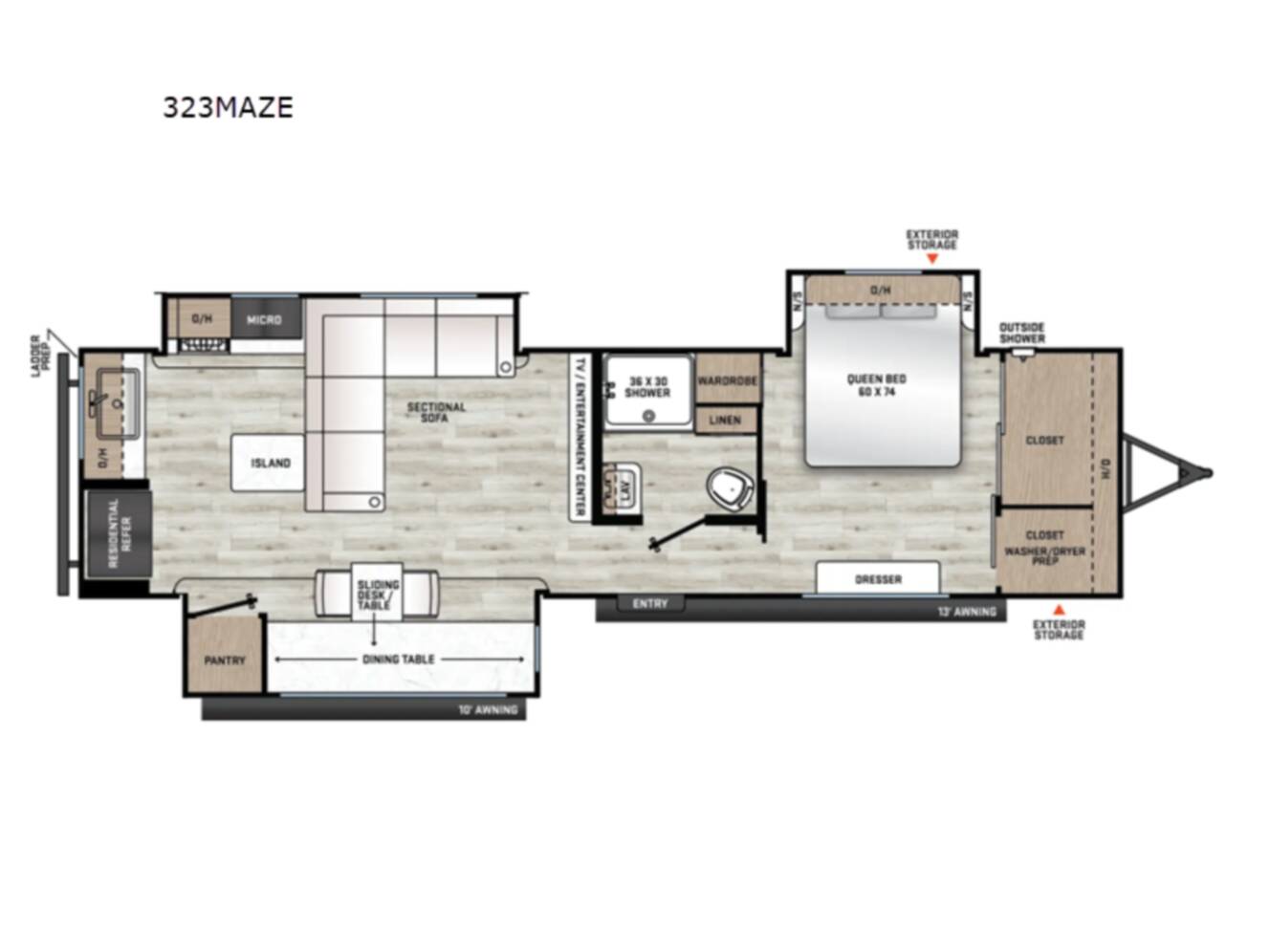 A photo of this 2026 Coachmen Rv Catalina Legacy Edition 323MAZE
