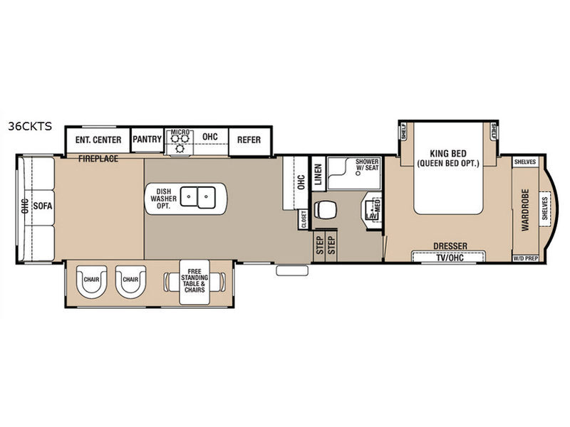 2018 Forest River Rv Cedar Creek Hathaway Edition 36CKTS in deerwood MN