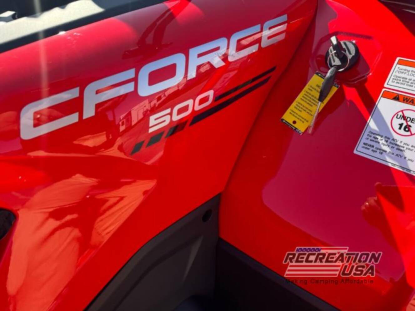 A photo of this 2026 CFMOTO CFORCE 500
