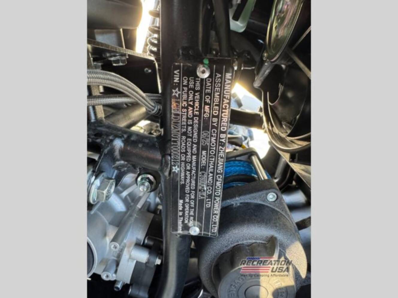 A photo of this 2026 CFMOTO CFORCE 600 TOURING