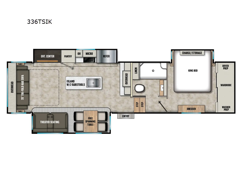 2025 Coachmen Rv Chaparral 336TSIK in elkhart IN