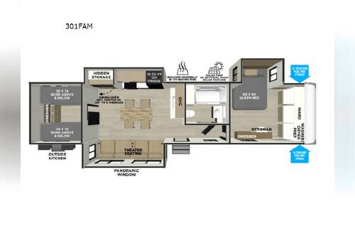 2026 Forest River Rv Wildwood Heritage Glen 301FAM in lockbourne OH