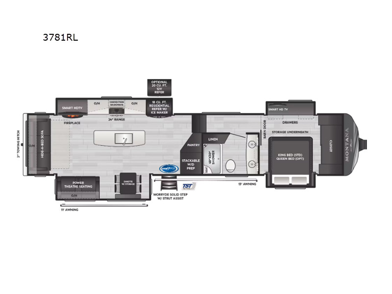 2025 Keystone Rv Montana 3781RL in katy TX