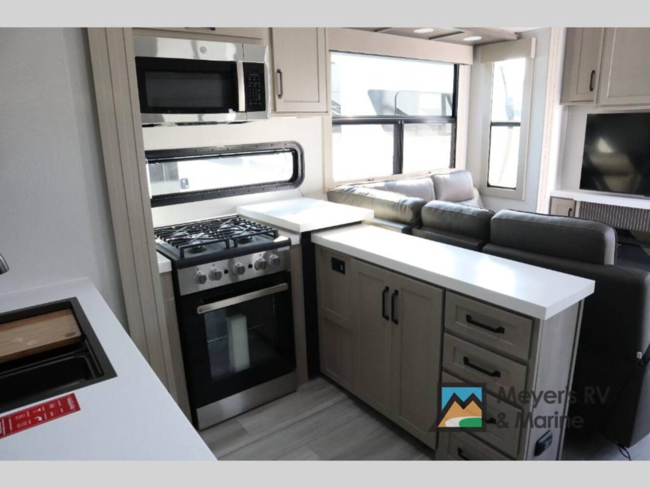 A photo of this 2026 Grand Design Momentum M-Class 392M