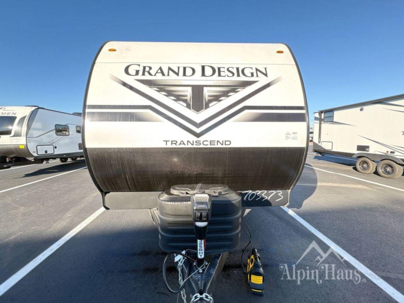 A photo of this 2026 Grand Design Transcend 325BHT