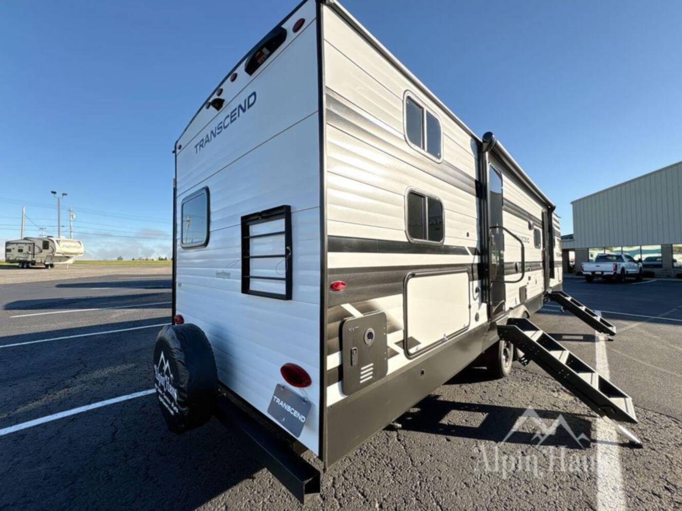A photo of this 2026 Grand Design Transcend 325BHT