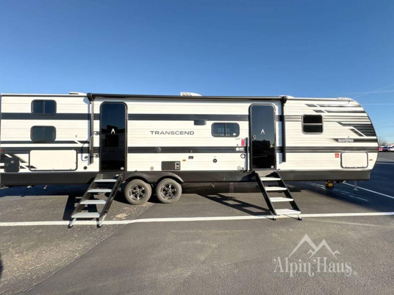 A photo of this 2026 Grand Design Transcend 325BHT