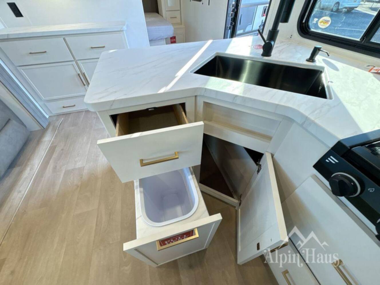 A photo of this 2026 Grand Design Transcend 325BHT