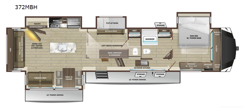 2026 Open Range Rv Open Range 3X 372MBH in donna TX