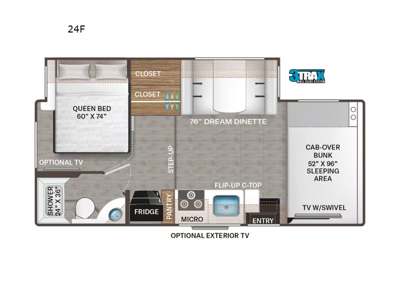 2023 Thor Motor Coach Four Winds 24F in lorena TX