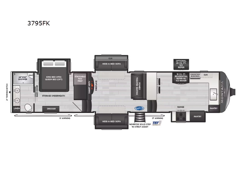 2025 Keystone Rv Montana 3795FK in nacogdoches TX