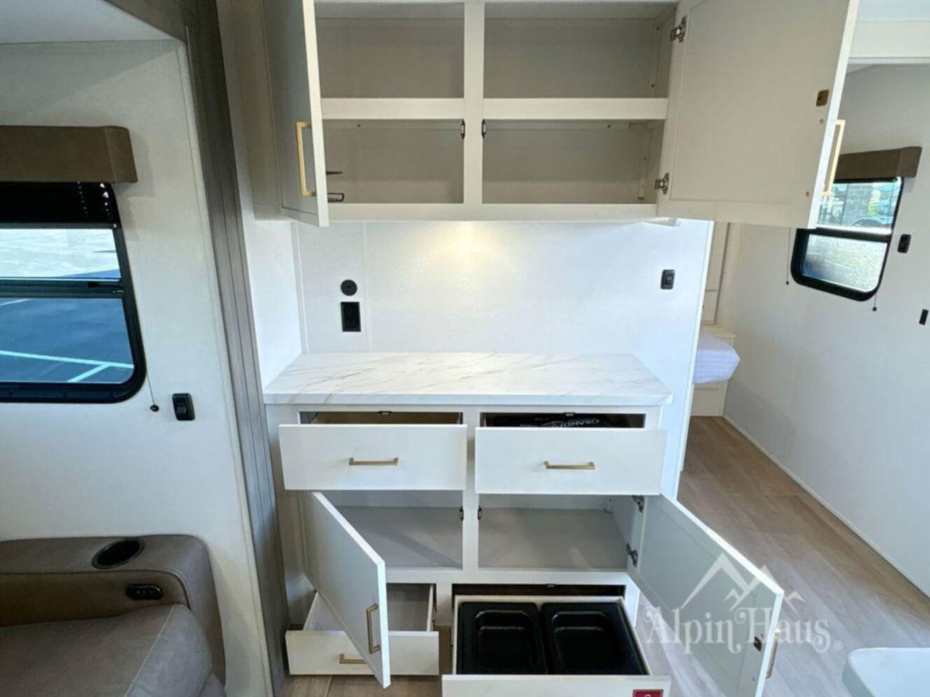 A photo of this 2026 Grand Design Transcend 325BHT