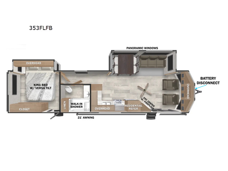 2026 Forest River Wildwood Lodge 353FLFB in columbia city IN