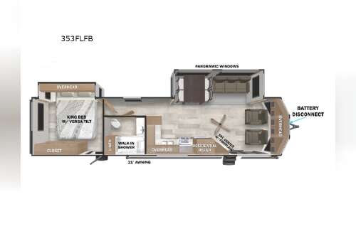 2026 Forest River Wildwood Lodge 353FLFB in columbia city IN