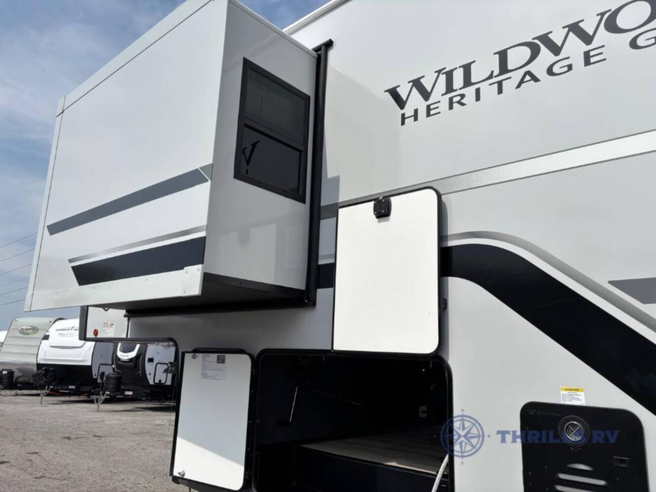 A photo of this 2026 Forest River Wildwood Heritage Glen 376FAM